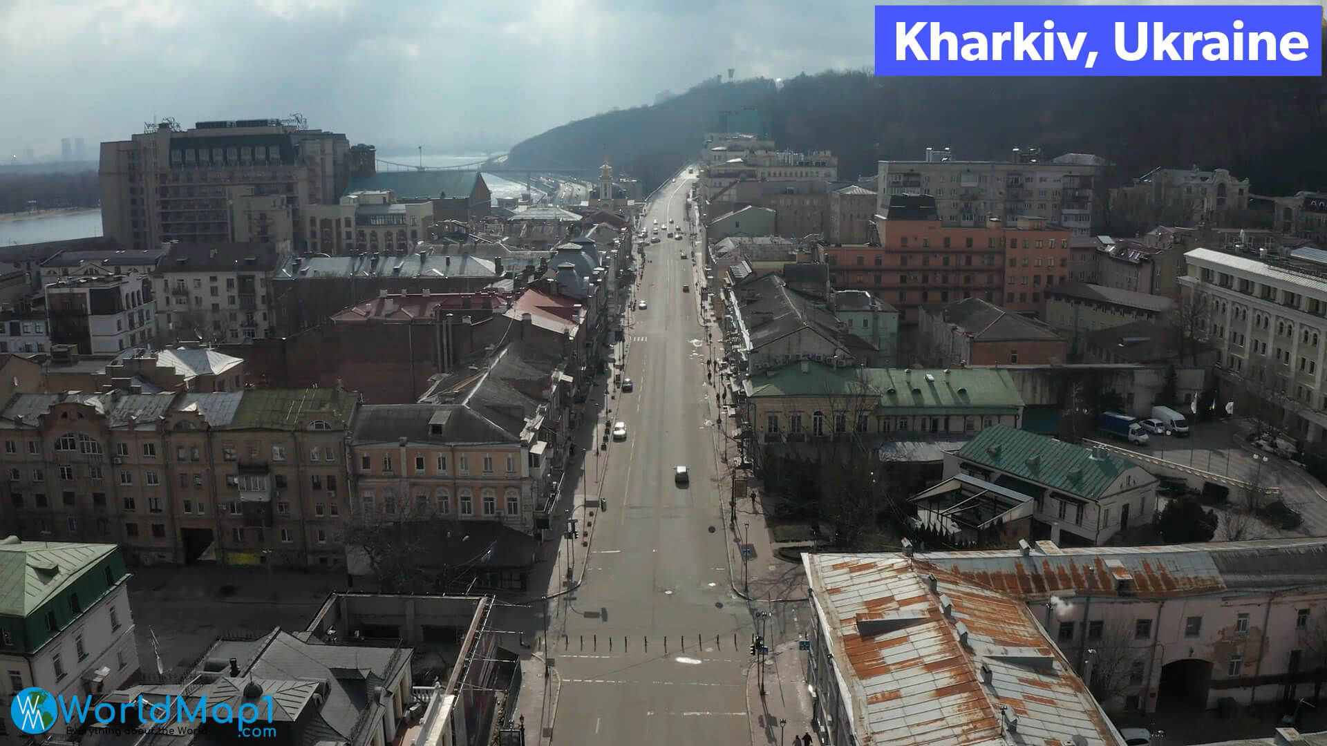 Ukrayna'da Harkov Havadan Görünümü